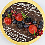 Berries Vegan Chocolate Cake