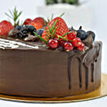 Berries Vegan Chocolate Cake