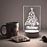 Merry Christmas Lamp and Mug Combo