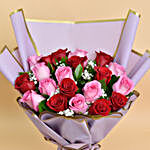 Love Expressions Pink and Red Roses Bouquet