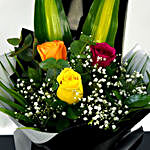 Bouquet Of Multicolored Roses