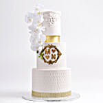 Moulded Ivory Chocolate Wedding Cake