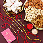 Sneh Traditional Beads Rakhi Set & Delightful Treats