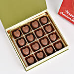 Anniversary Personalised Nuts Chocolate Box