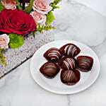 Beautiful Flowers with Chocolate Box