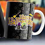 Black Theme Happy Halloween Mug
