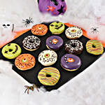 Colorful Halloween Donuts Set