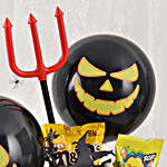 Evil Basket Halloween Treats Arrangement