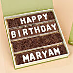Customized Happy Birthday Chocolate