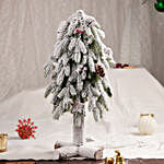 Artificial Christmas Plant With Snow
