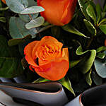 Bouquet Of Orange Roses