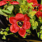 12 Red Tulips Beauty Bouquet