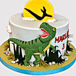 3D Dinosaur Chocolate Cake