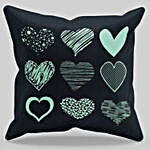Green Heart Cushion