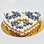 Heart To Heart Blueberry Cake