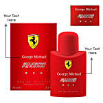 Personlised Ferrari Red Perfume For Him