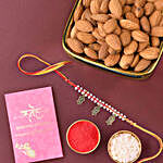Sneh Feng Shui Beads Rakhi & Almonds