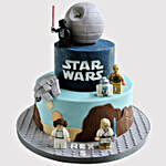 Star Wars Themed Party Chocolate Cake