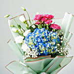 Appealing Roses N Hydrangea Bouquet
