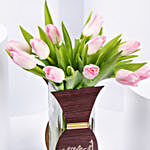 Ummi Janha Pink Tulips Arrangement