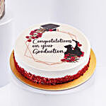 Graduation Flowers Combo In Box With Cake