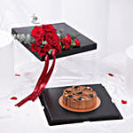 Roses And Chocolate Cake Box