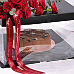 Roses And Chocolate Cake Box