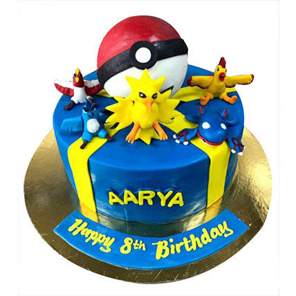 Pokemon at one place Cake uae | Gift Pokemon at one place Cake- FNP