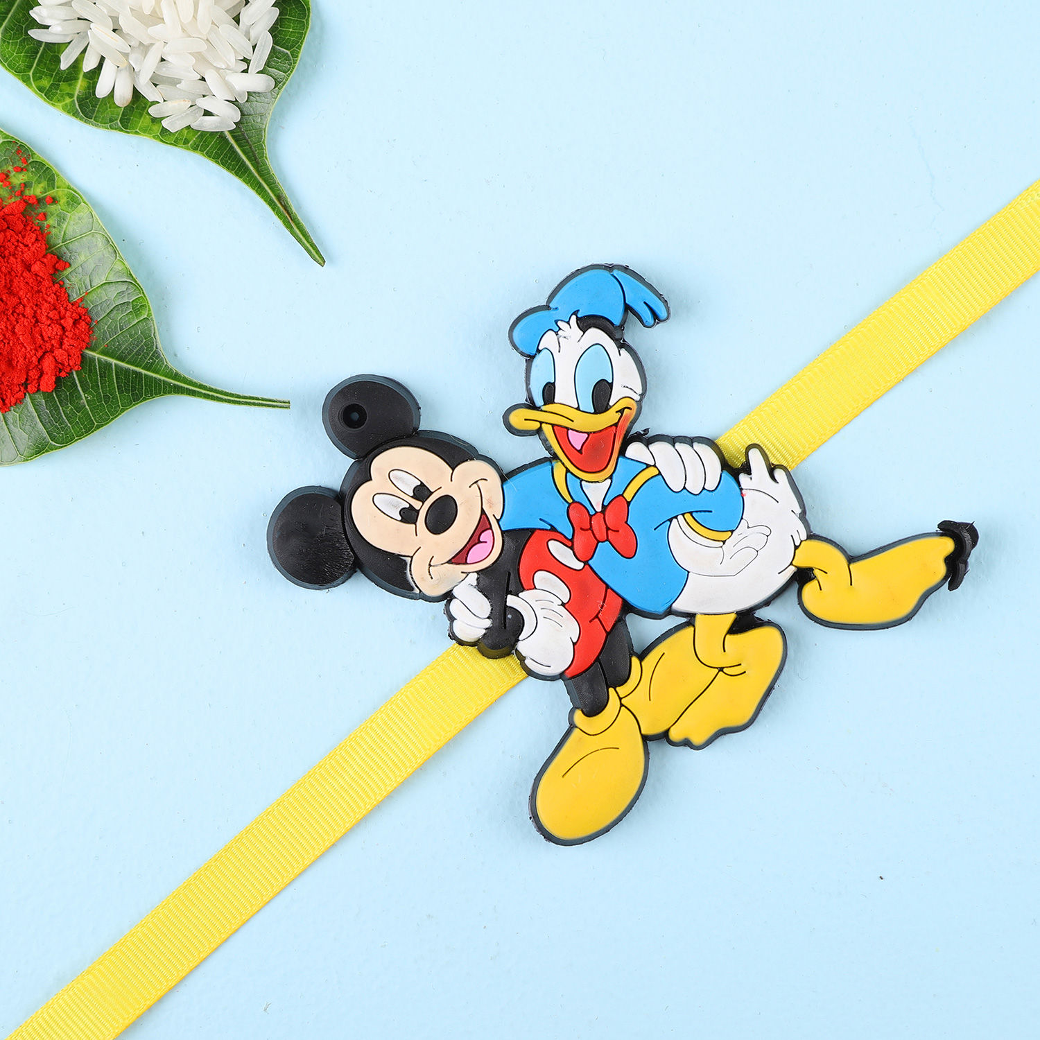 Mickey Mouse and Donald Duck Kids Rakhi uae | Gift Mickey Mouse and Donald  Duck Kids Rakhi- FNP