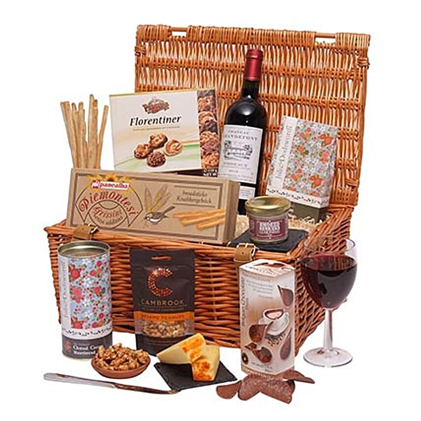 Luxury Wine and Cheese Hamper