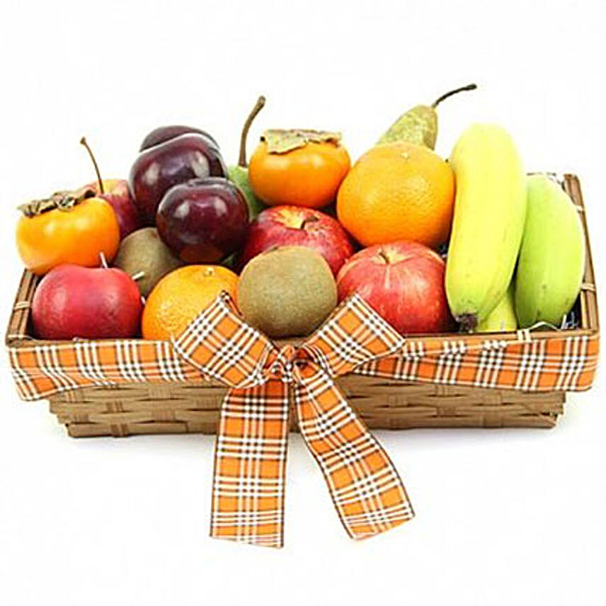 Deluxe Indulgence Fruit Basket:Fruit Basket Delivery UK