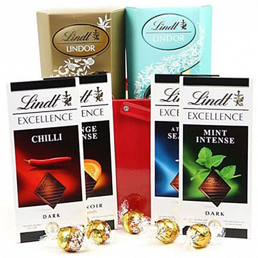 Lindt Chocolate Hamper:Send Fathers Day Gifts to UK