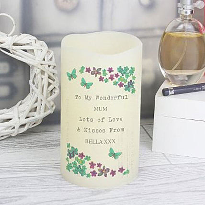 Personalized Pure Love Led Candle