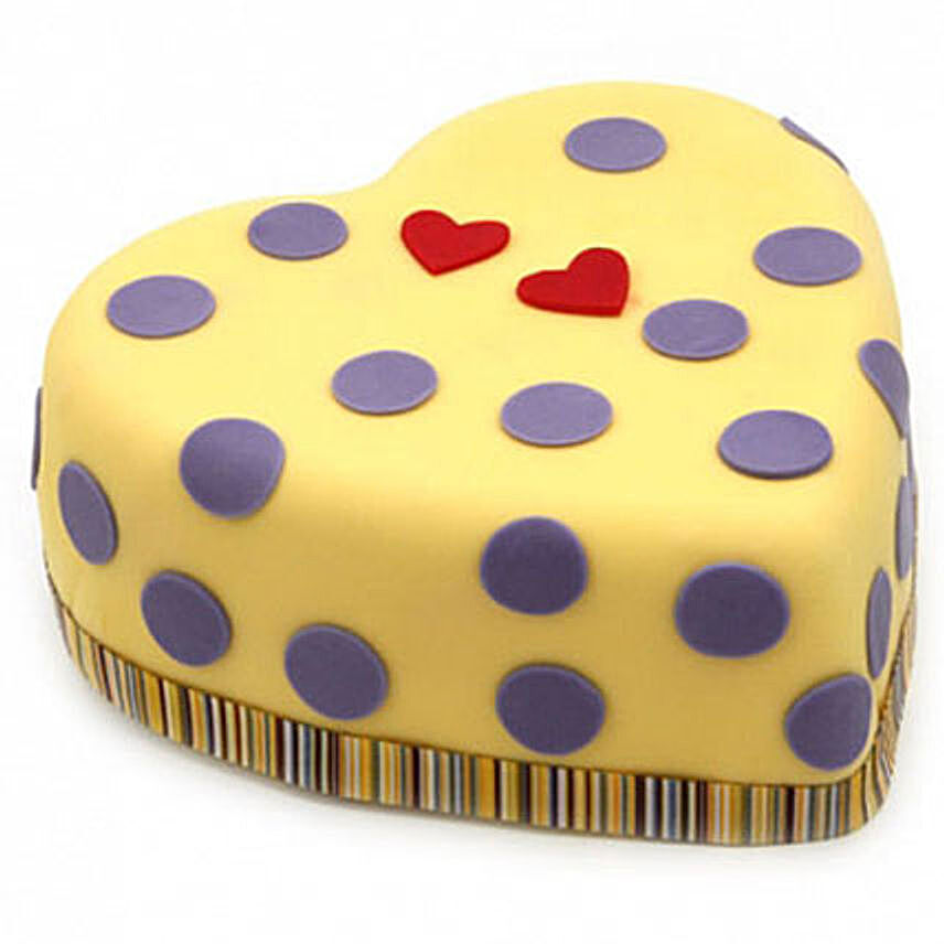 Hearts And Dots Cake:Best Selling Cakes in UK