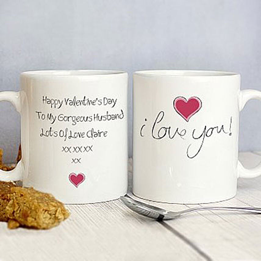 Personalised I Love You Mug:Personalised Gifts to UK