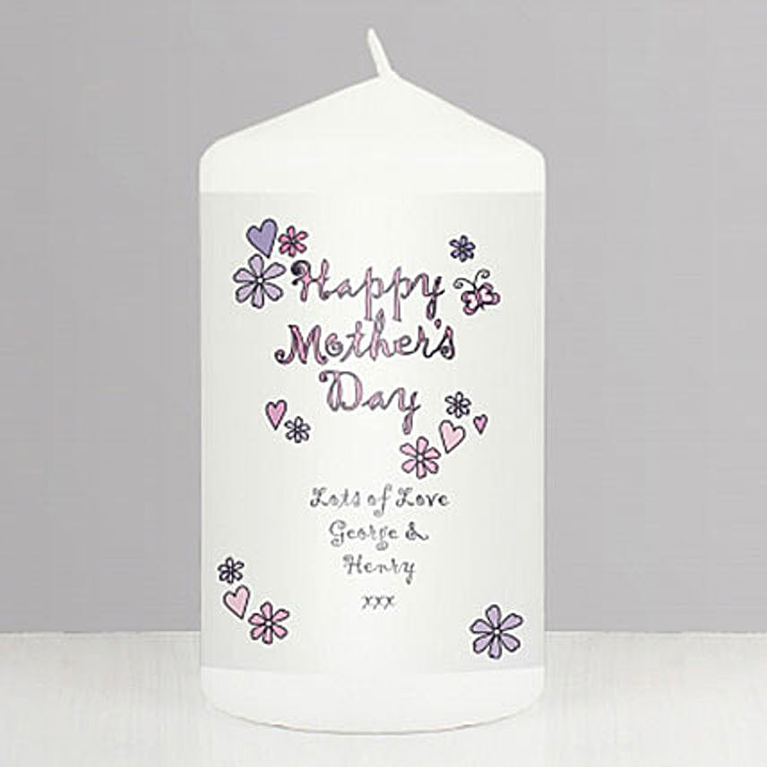 Personalized Candle For Mothers Day