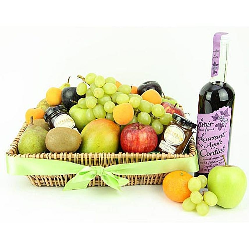 Hamper Of Healthy Fruits:Birthday Gifts to UK