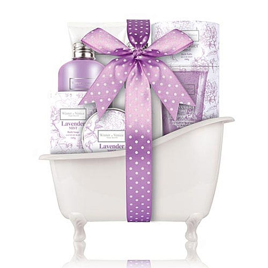 Lavender Mist Bath Tub:Hanukkah Gifts To UK