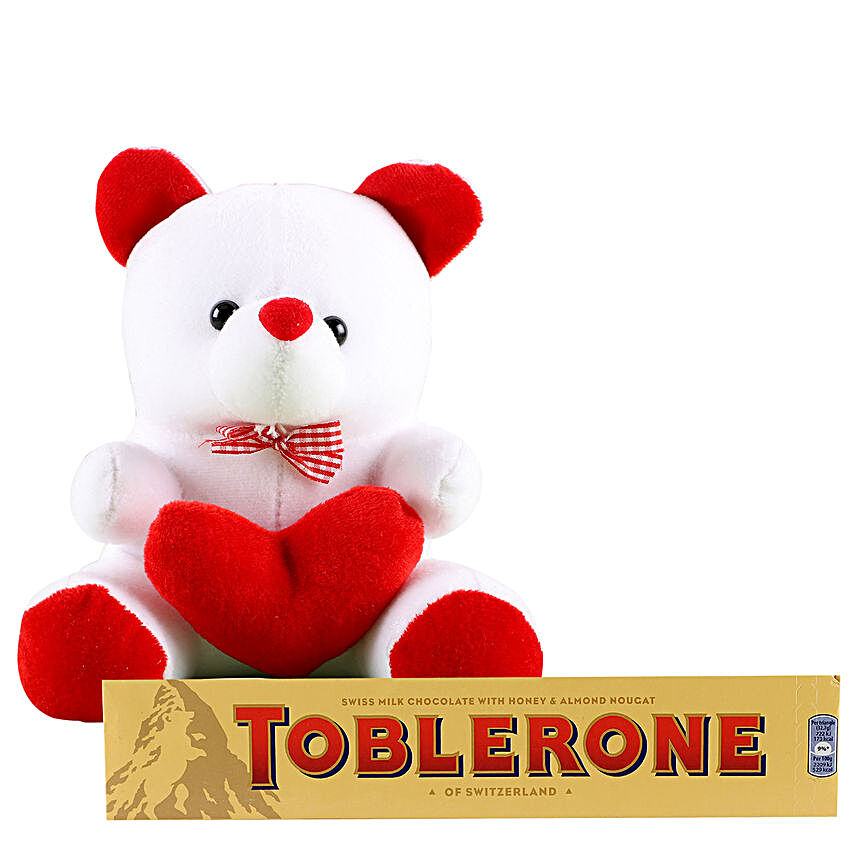 Toblerone Chocolate Bar Teddy Combo