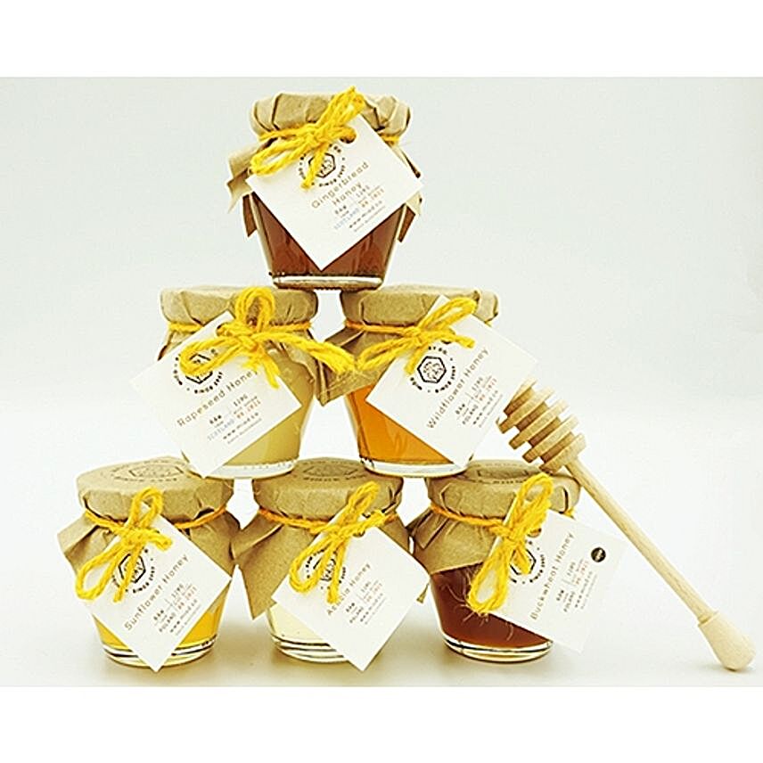 Raw Honey Gift Set:Gift Baskets to UK