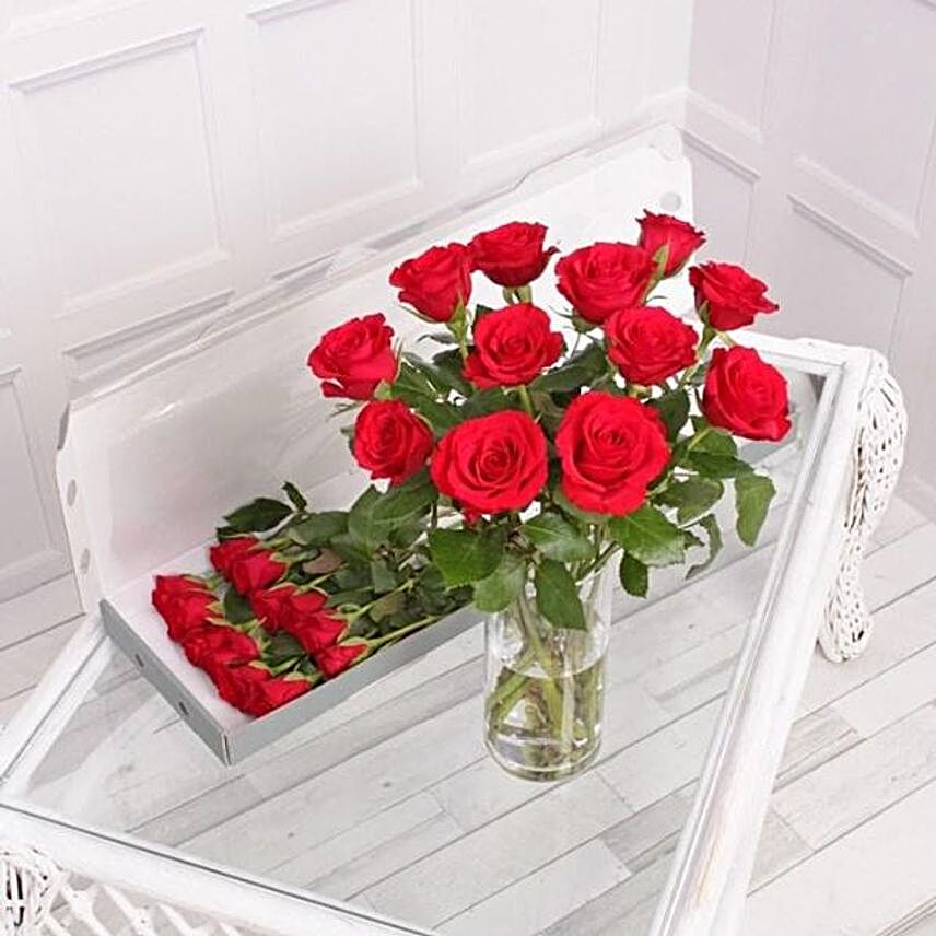 Red Roses Letter Box:Send Rose Day Gifts to UK