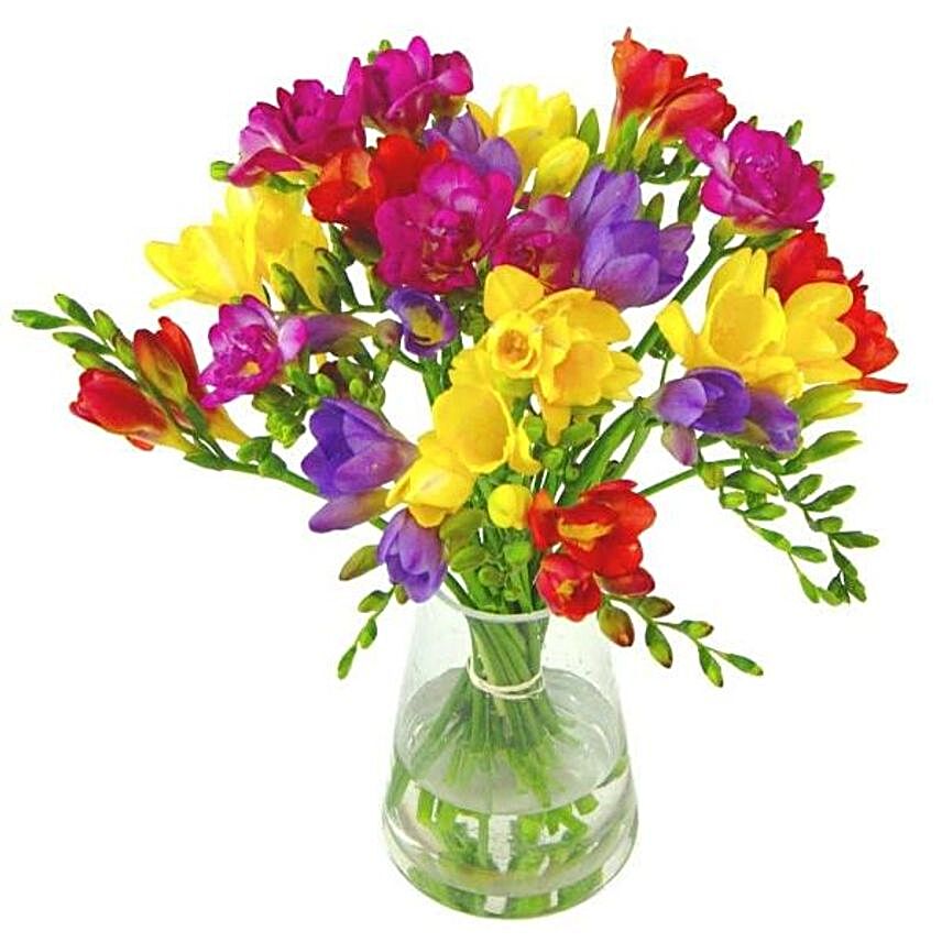 Freesias Flower Bouquet