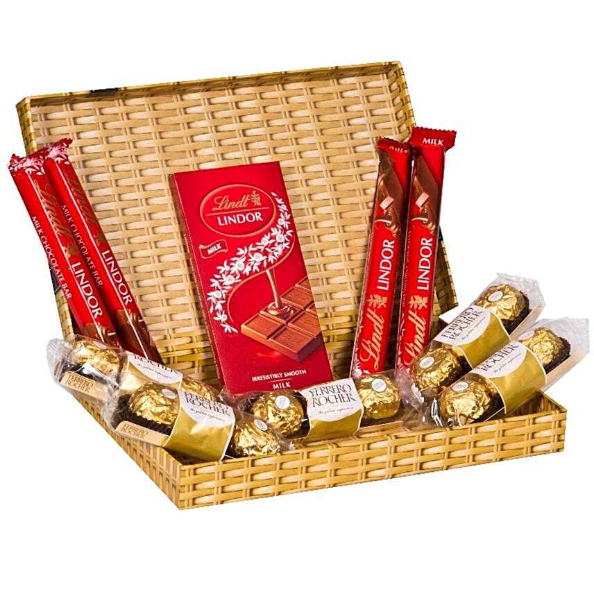 Ferrero And Lindt Box:Letterbox Gifts to UK