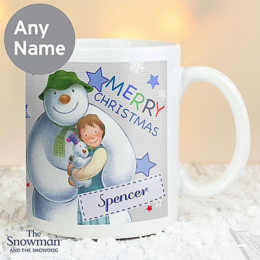 Personalised Snowman Mug