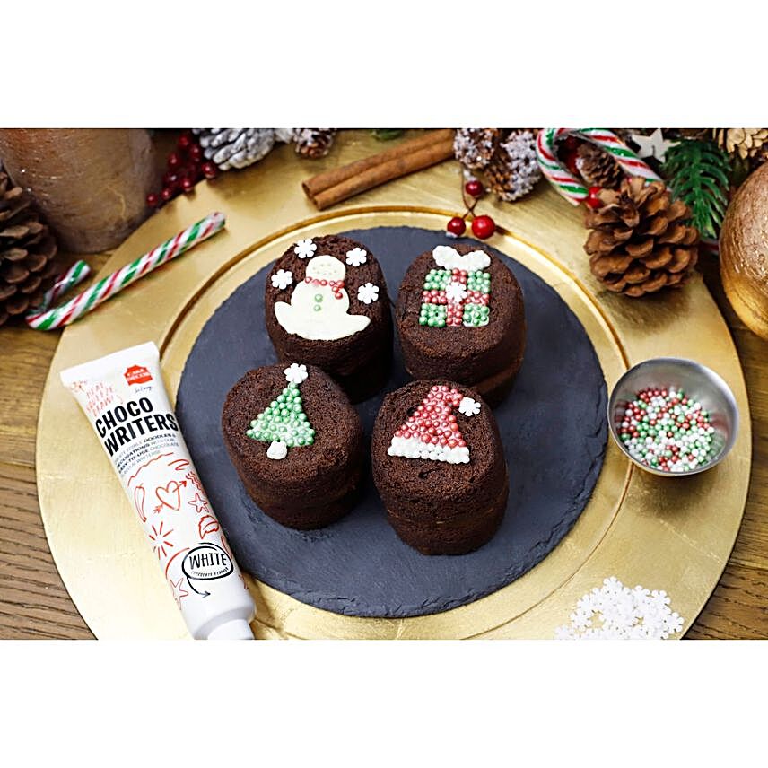 Christmas Decor Baby Sponges:Christmas Cakes to UK