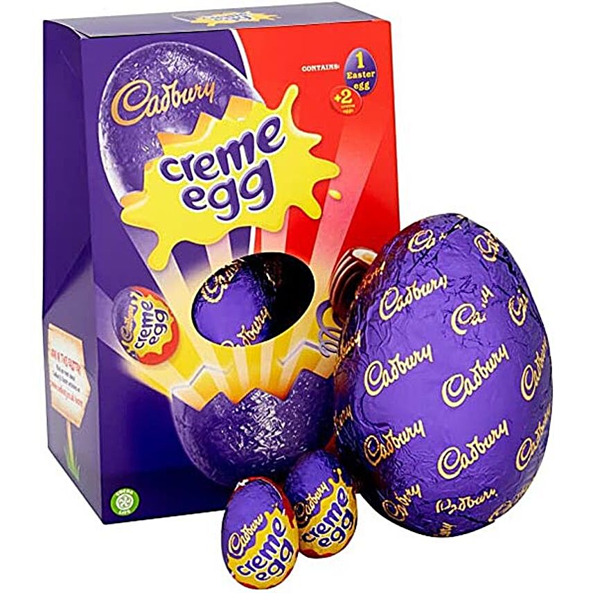 Easter Hollow Chocolate Egg And 2 Chocolate Eggs