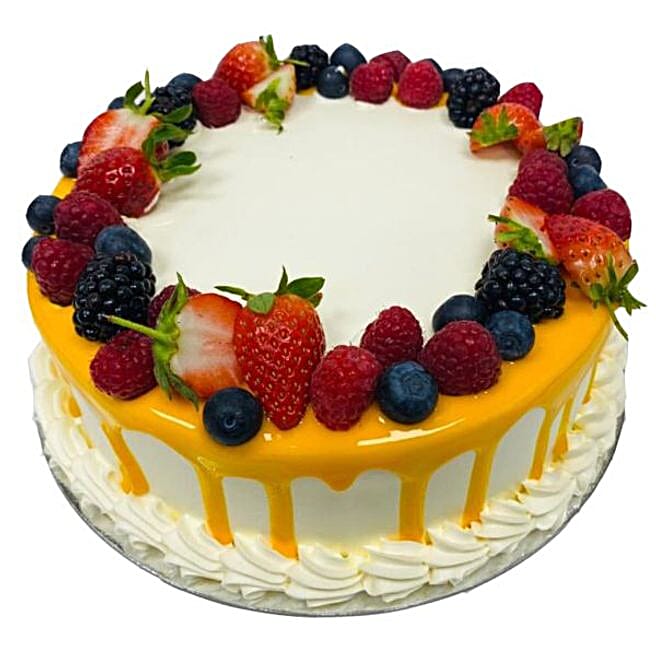 Fruit Punch Eggless Cake uk | Gift Fruit Punch Eggless Cake- FNP