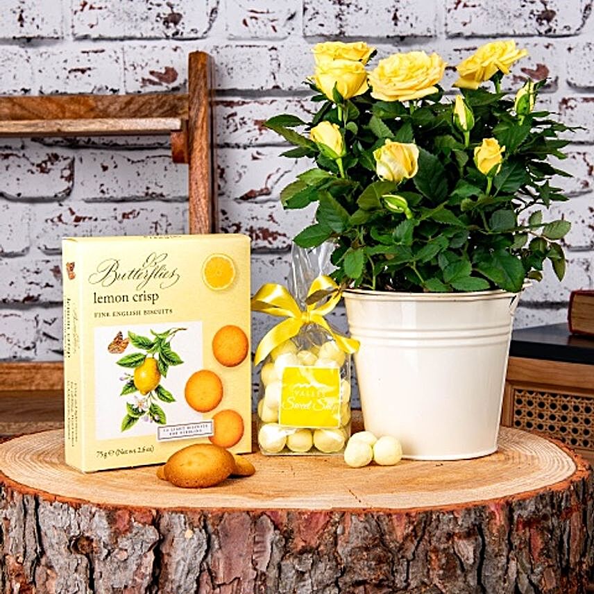 Lemon Rose Gift Hamper:Gift Combos to UK