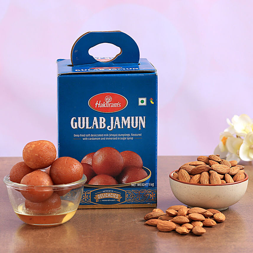 Haldiram Gulab Jamun And Almonds Combo