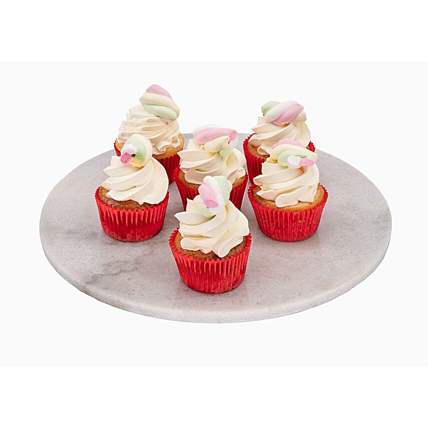 Marshmallow Cup Cakes 6 Pcs